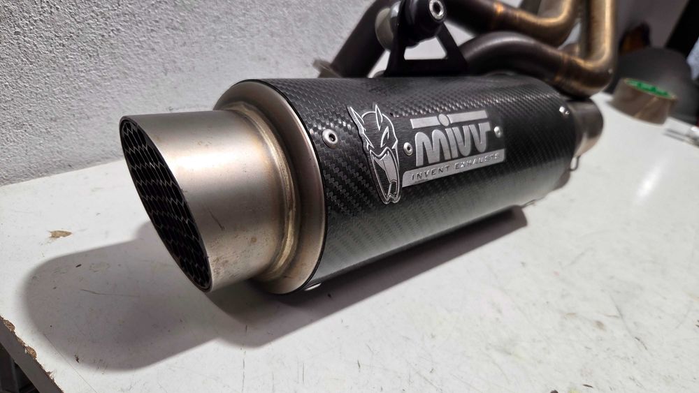 Toba Mivv full system carbon Yamaha Mt07 2017