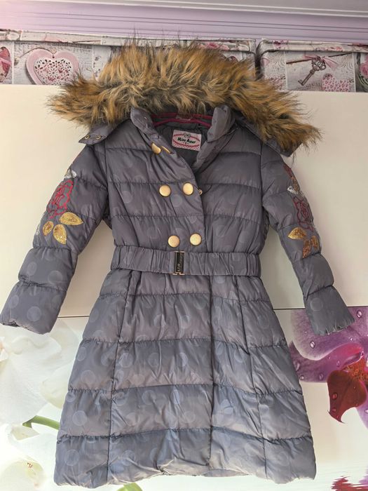 Ново дълго, дебело яке момиче 140