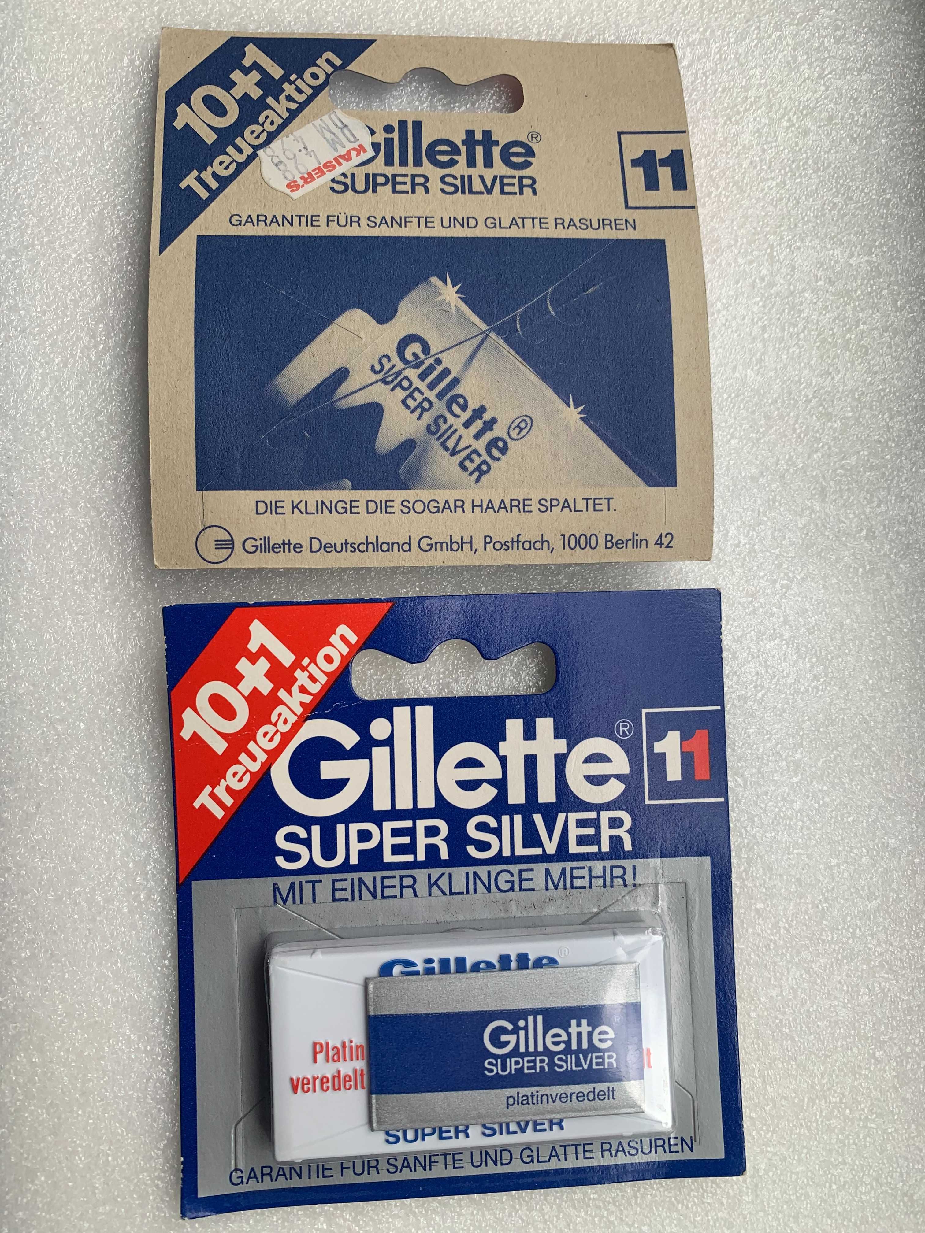 Gillette Super Silver noi sigilate, foarte rare.