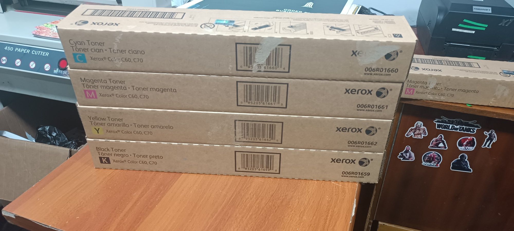 Комплект тонер-картридж для Xerox C60,C70