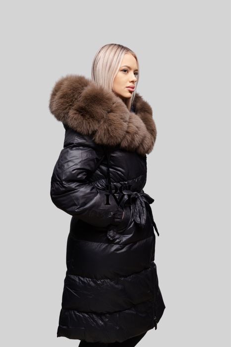 Geaca Lunga cu Blana Naturala