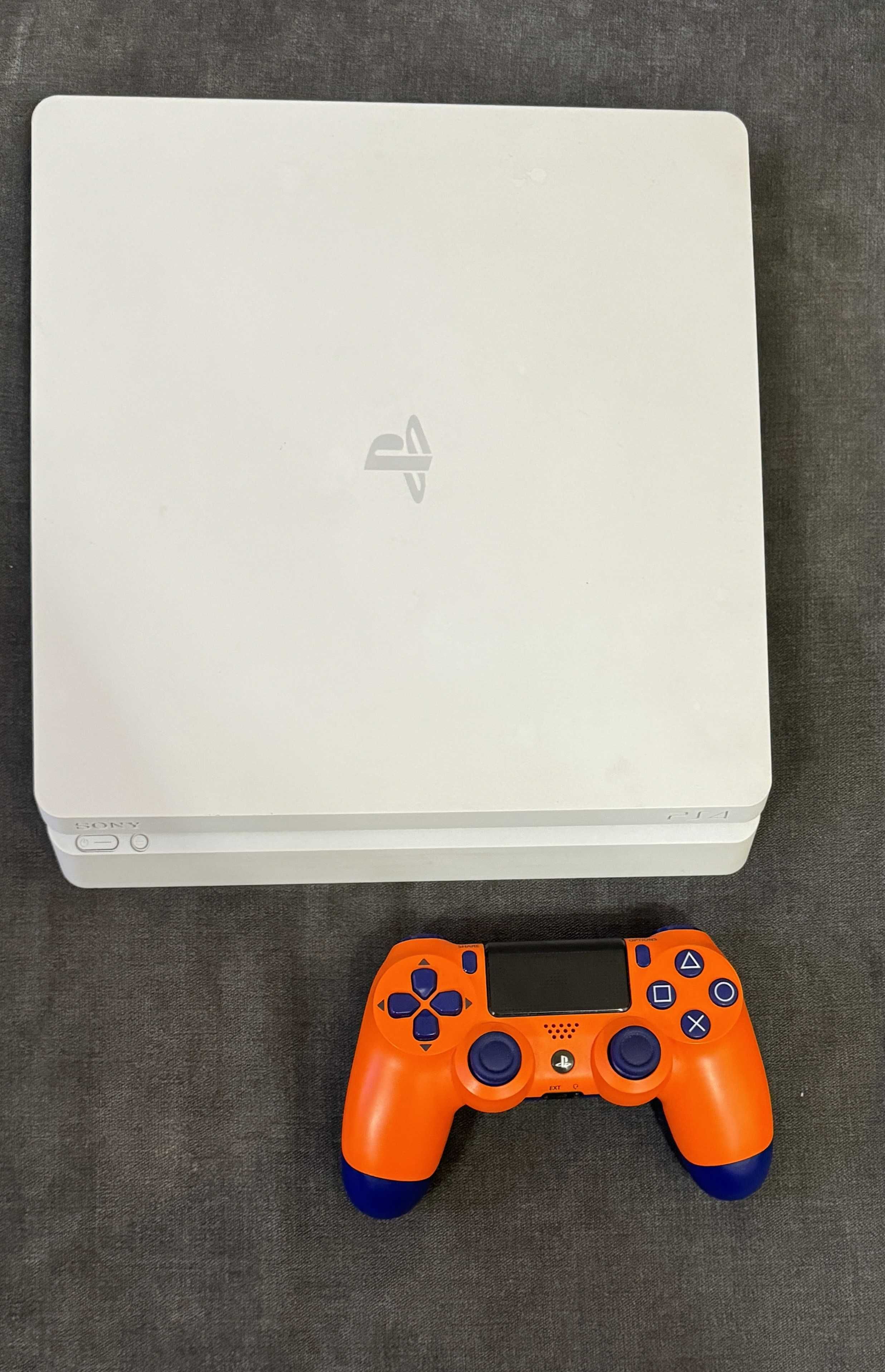 отличен Playstation 4 Slim White 500 Gb, гаранция