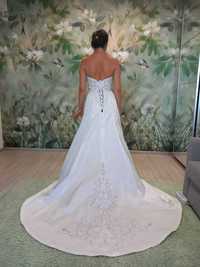 Rochie de mireasa cu trena Sincerity Bridal by Justin Alexander
