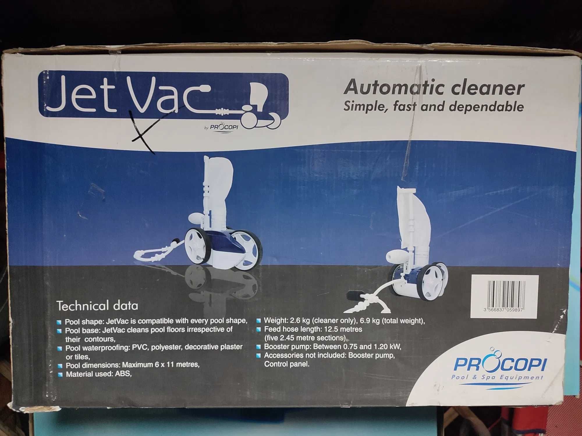 Робот за почистване на бесейи Jet Vac prOcopi