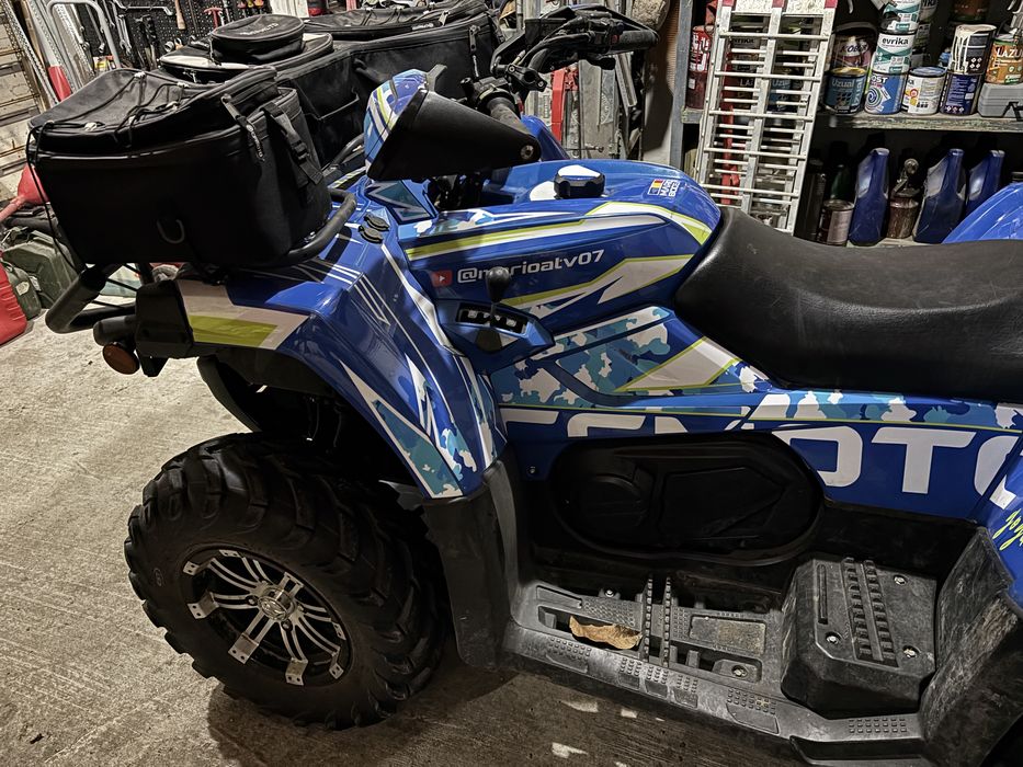 CFMOTO 450L Euro 5, înmatriculat, accesorii multe