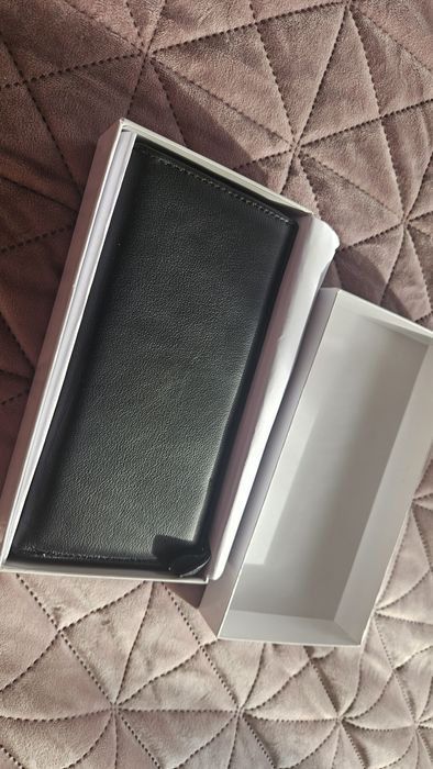 Portofel de dama, din piele, negru