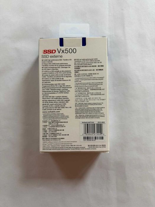 SSD extern VERBATIM VX500, 1TB, USB 3.1 Gen 2 ! SIGILAT + Garantie !