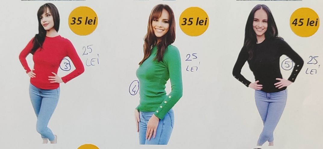 Donez 2 bluze dama și 2 rochițe, S - M