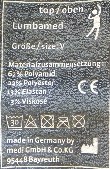 Ортопедичен лумбален колан Lumbamed – размер V