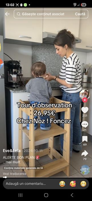 Vând turn de invatare pentru copiii nou sigilat