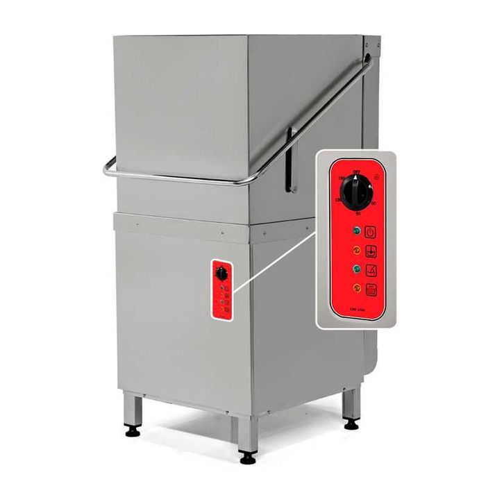 Купольная посудомоечная машина (с помпой слива и дозаторами)