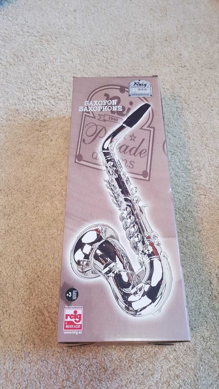 Saxofon -jucarie pentru copii cu sunete, 8 note