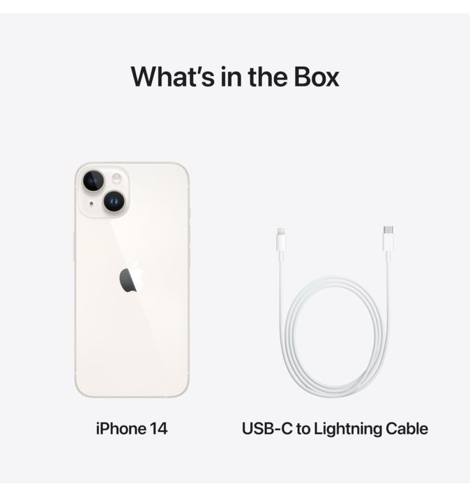 Iphone 14 fullbox starlight