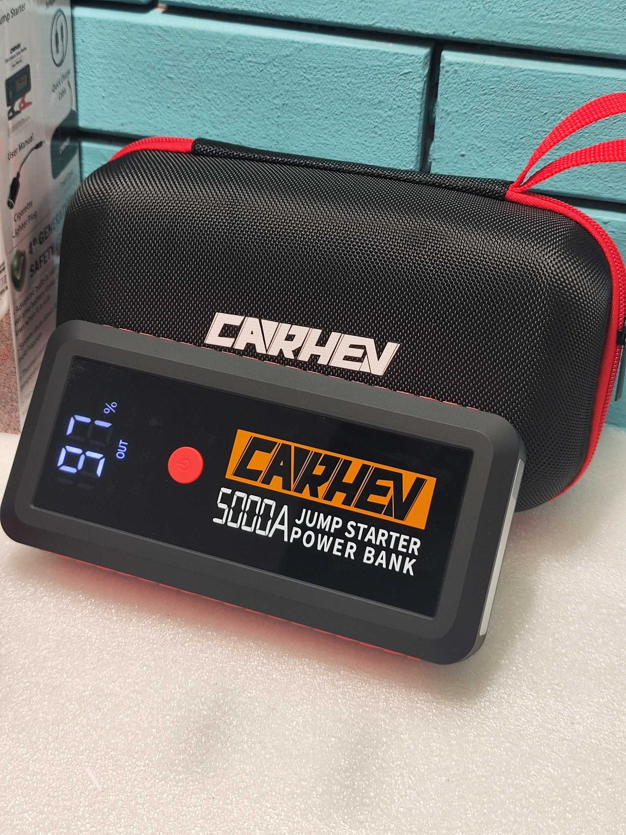 CARHEV 5000A стартов бустер и външна батерия за 12V автомобили