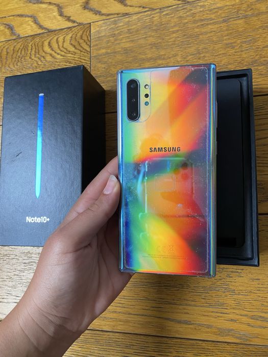 Телефон Samsung Galaxy Note 10+ plus , цвят Aura Glow