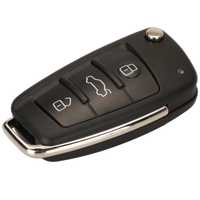 Автоключ сгъваем с 3 бутона за Audi (А4, S4, А4 cabrio) комплект!