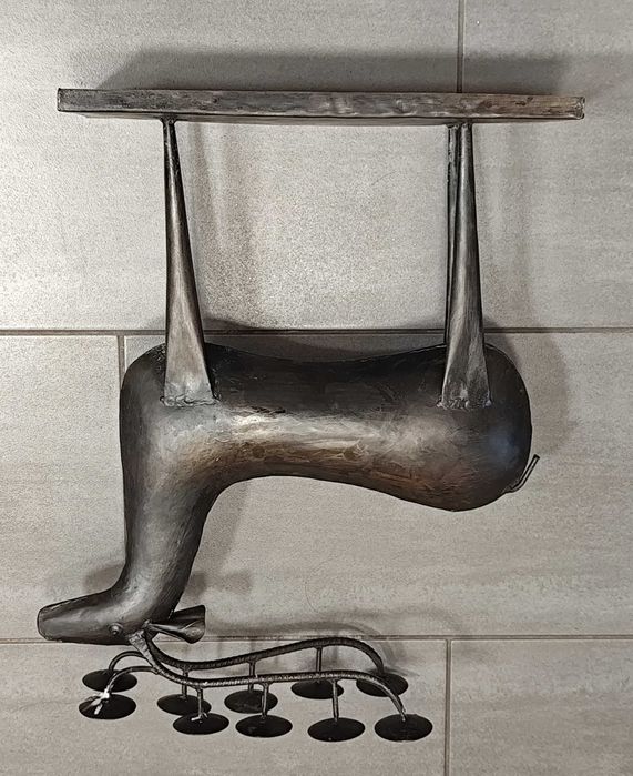 Метален Свещник / Елен / Австрия 1970г.