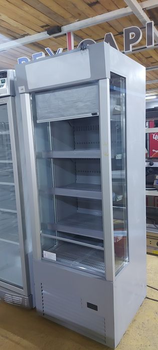 Пристенный открытый холодильник, горка холодильник, витринный холодиль