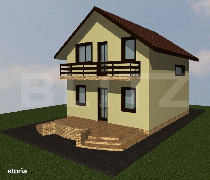 Casa de vanzare, cu 3 camere, moderna, zona Dumbrava