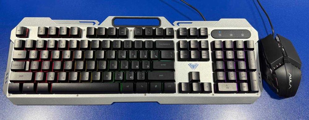 Набор AULA F2023 combo клавиатура+мышь RUS/ENG