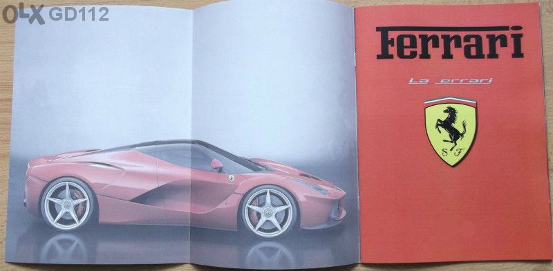книга списание брошура каталог Ferrari LaFerrari
