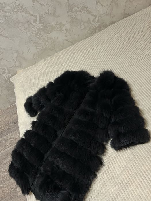 Шуба из натурального песца