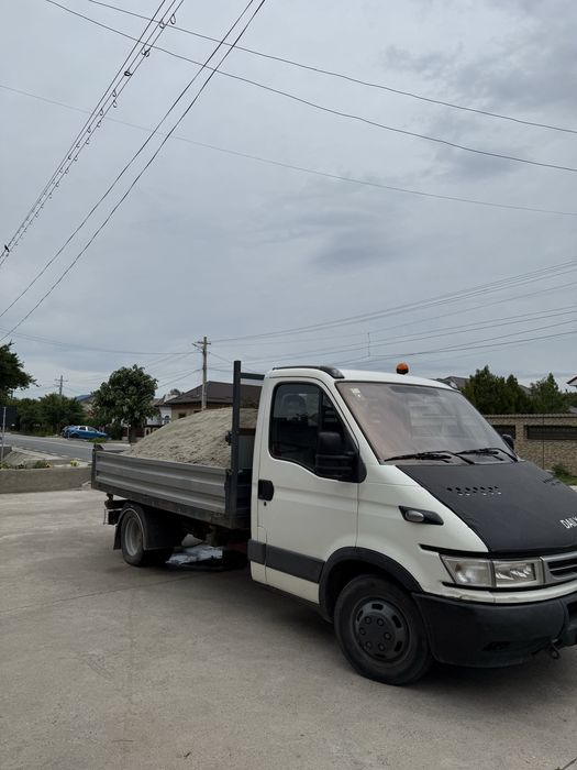 Nisip, piatra, sort, balast, pământ + transport basculabil