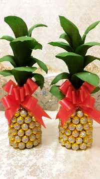 Shokoladli ananas. Bayram stollari uchun va sovga uchun ajoyib tanlov