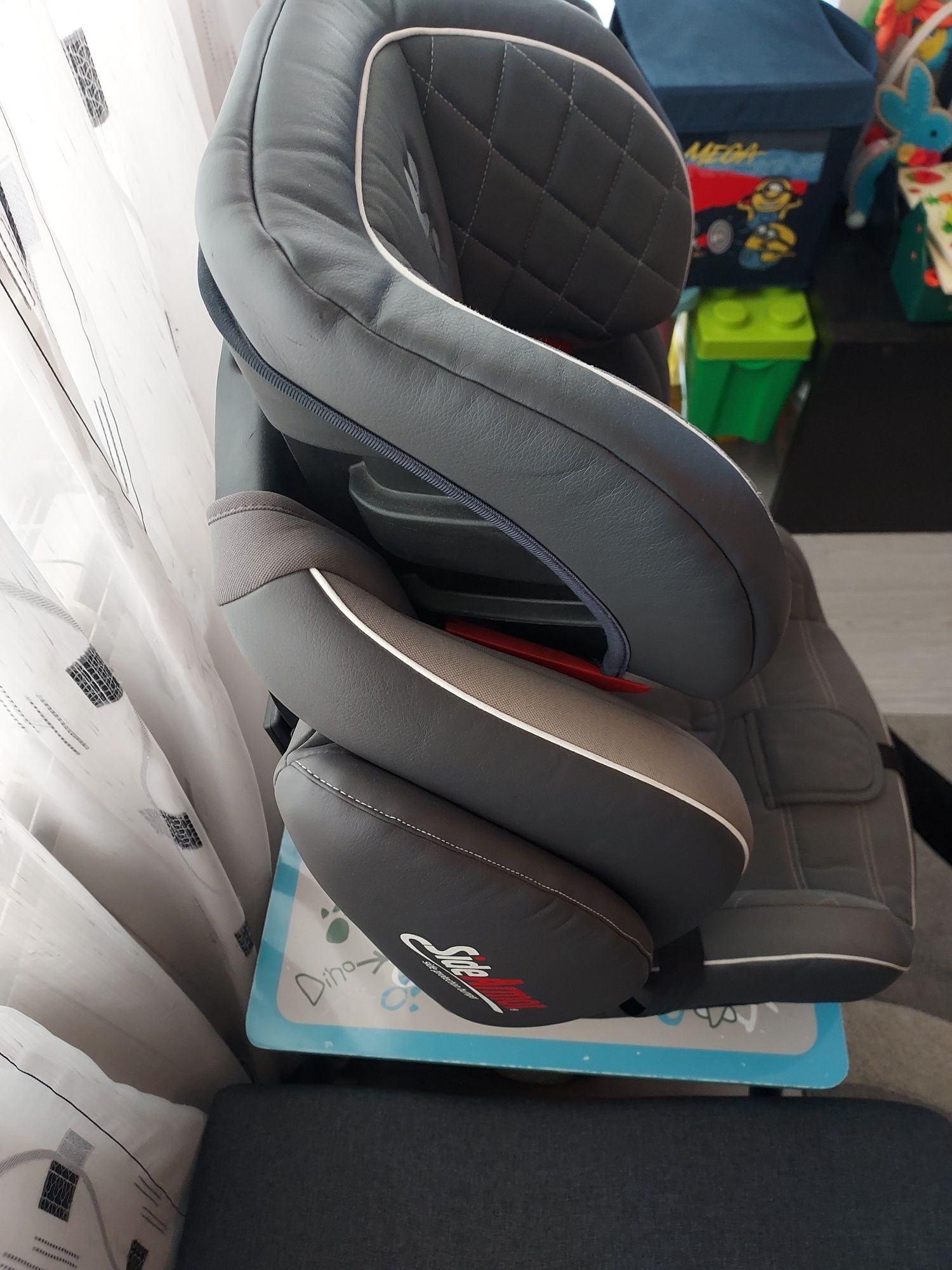Стол за кола Lorelli Mars+SPS Isofix Dark Grey Leather