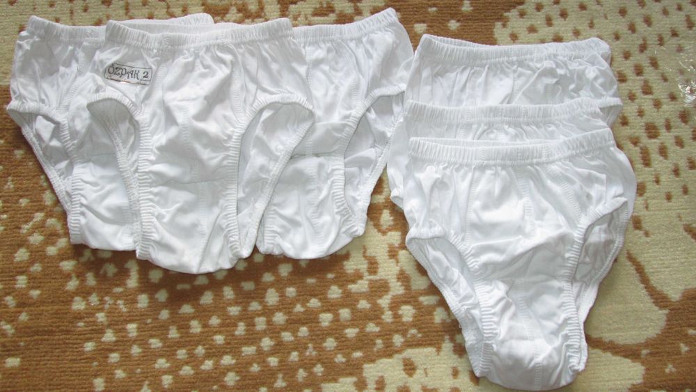 Детски слипчета памук нови 6-7 г.