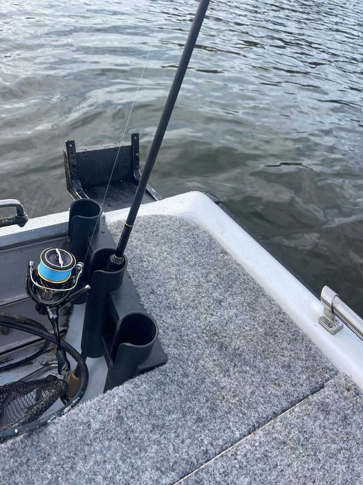 Barca spinning 385 motor honda 15cp 4T si Minkotta Powerdrive de 55Lb