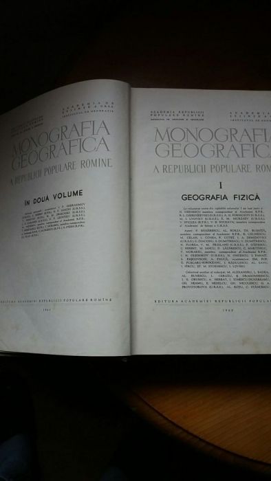 Monografia geografica a RPR
