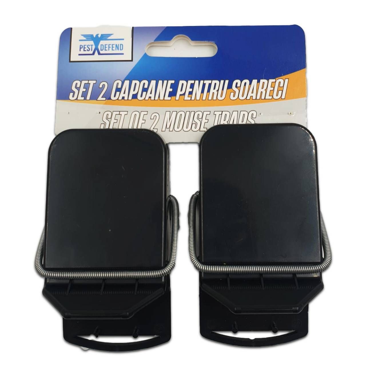 Capcana tip cleste pentru capturare soareci 9.5x4.7x4.3 cm -2 buc/set