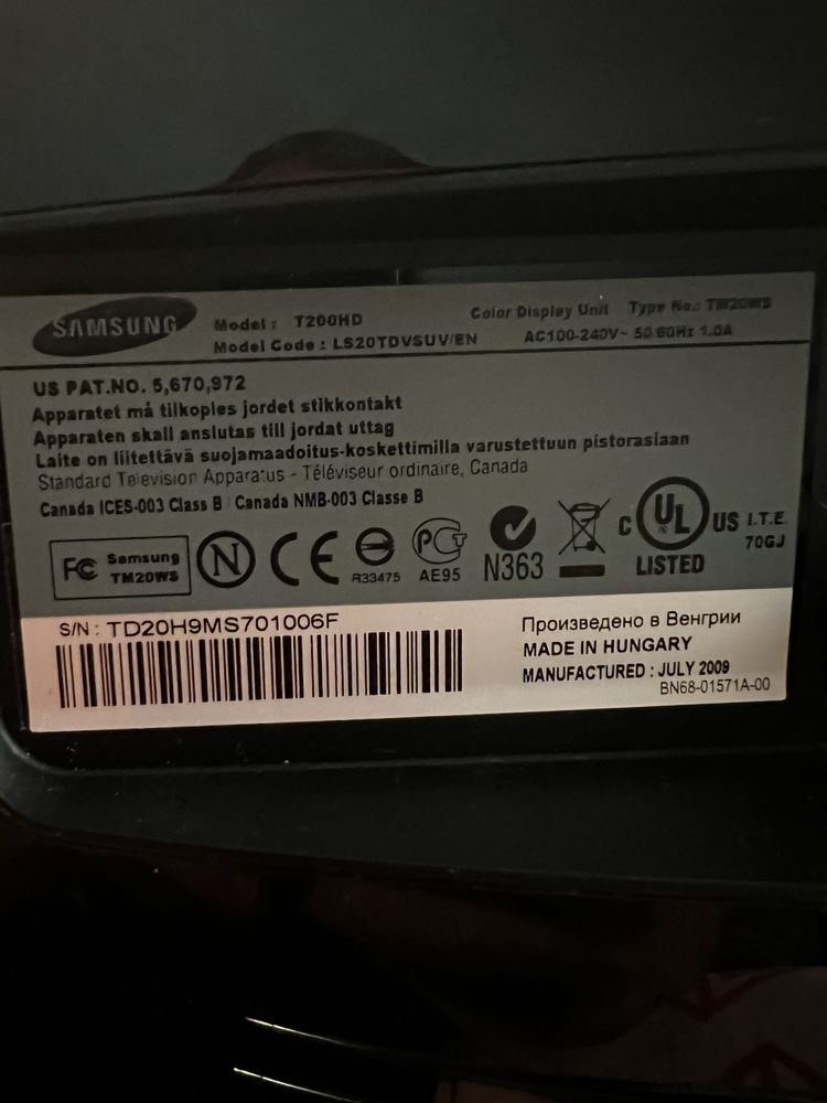 Телевизор/Монитор Samsung