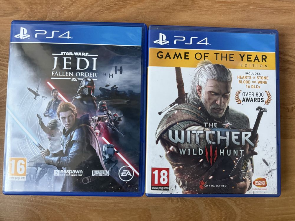 Jedi fallen order и The witcher 3 PS4 Playstation 4