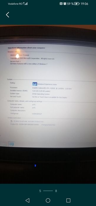 Laptop Acer Aspire ES1-511 cu procesor Intel® Celeron® Dual-Core