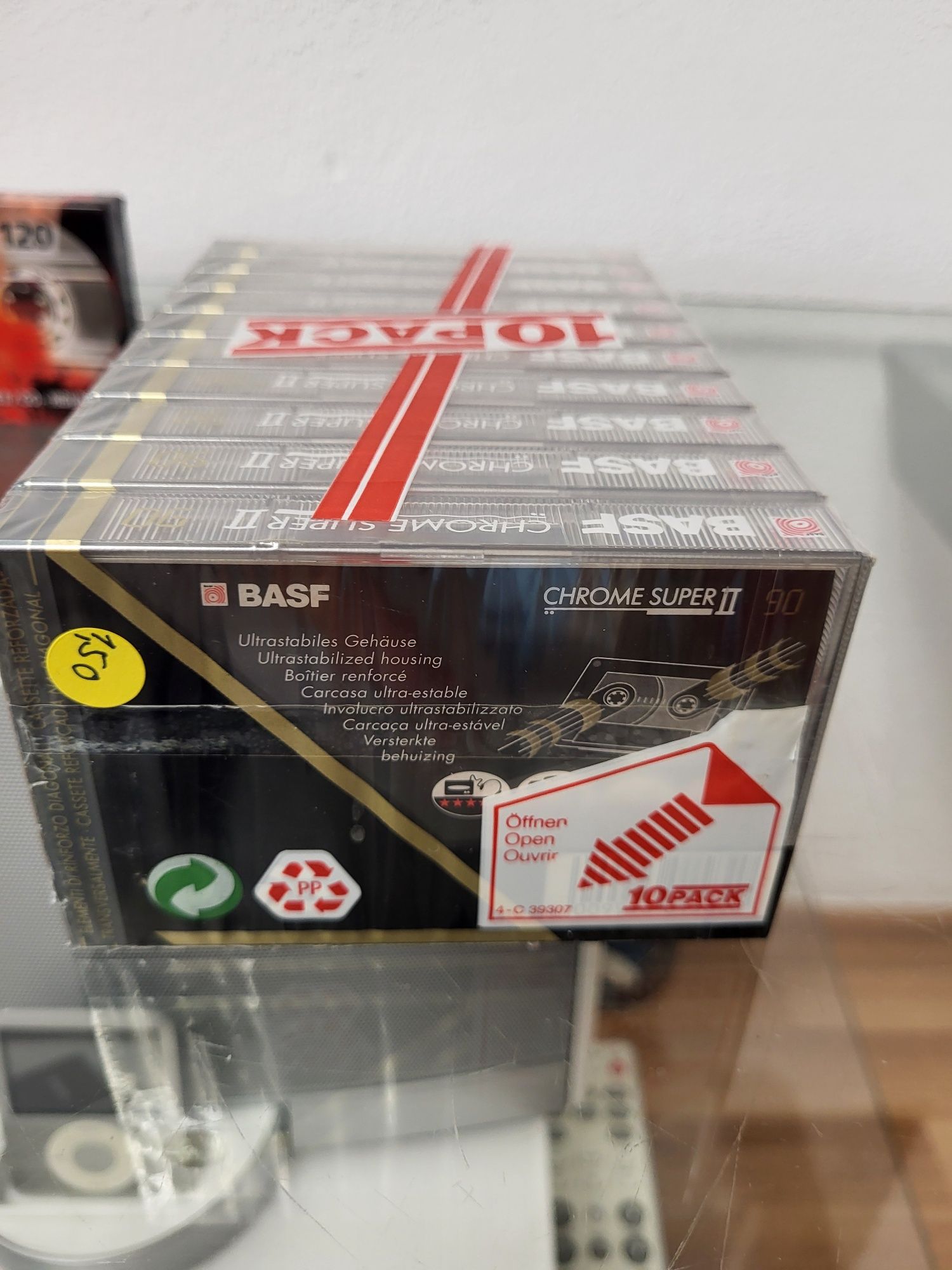Casete Audio Maxell BASF AGFA Sigilate