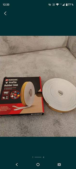 Garnitura de cauciuc cu profil W. Noua!