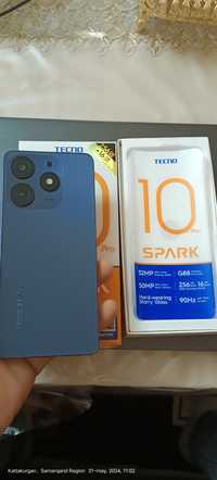 Tecno spark 10 Pro telefon ideal top tozza xotira 256 ga 16+8 garantiy