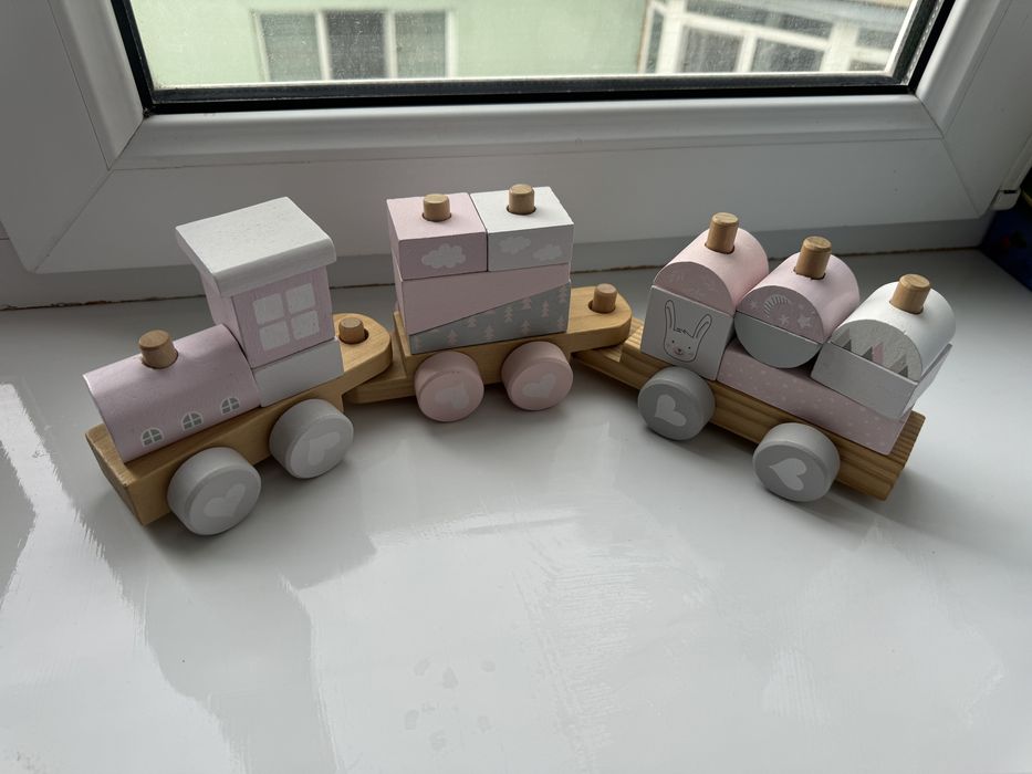 Детский конструктор поровозик