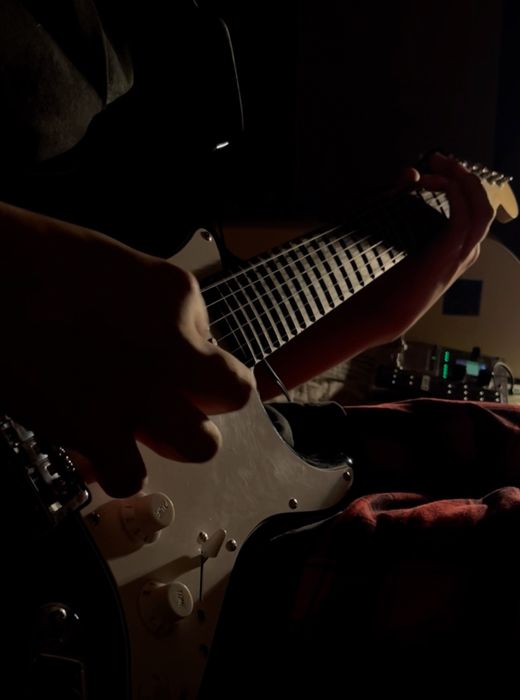 Fender squier black strat