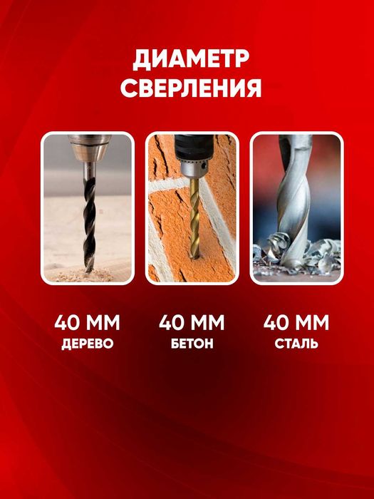 Перфоратор электрический TEH TH4016, 1600 Вт, 9 Дж, 650 об/мин