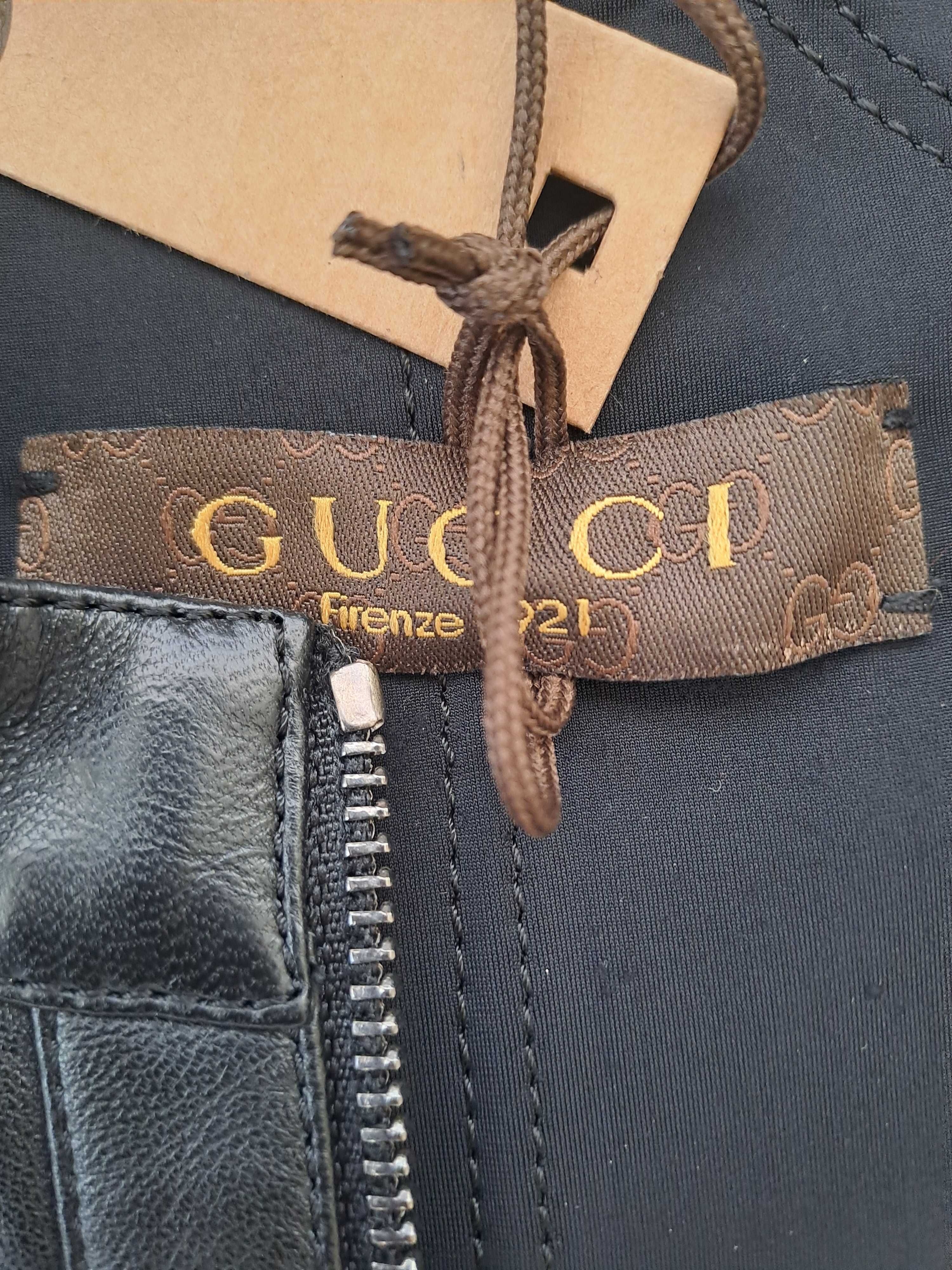 Чисто ново дамско кожено яке GUCCI