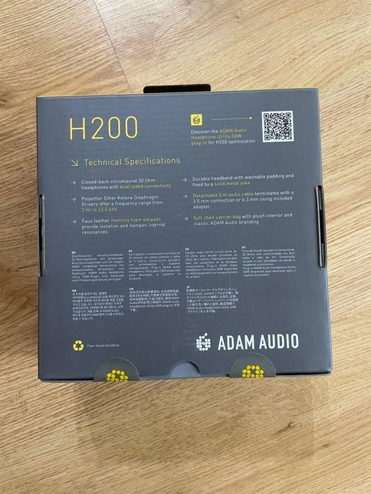 Vand casti studio Adam Audio H200