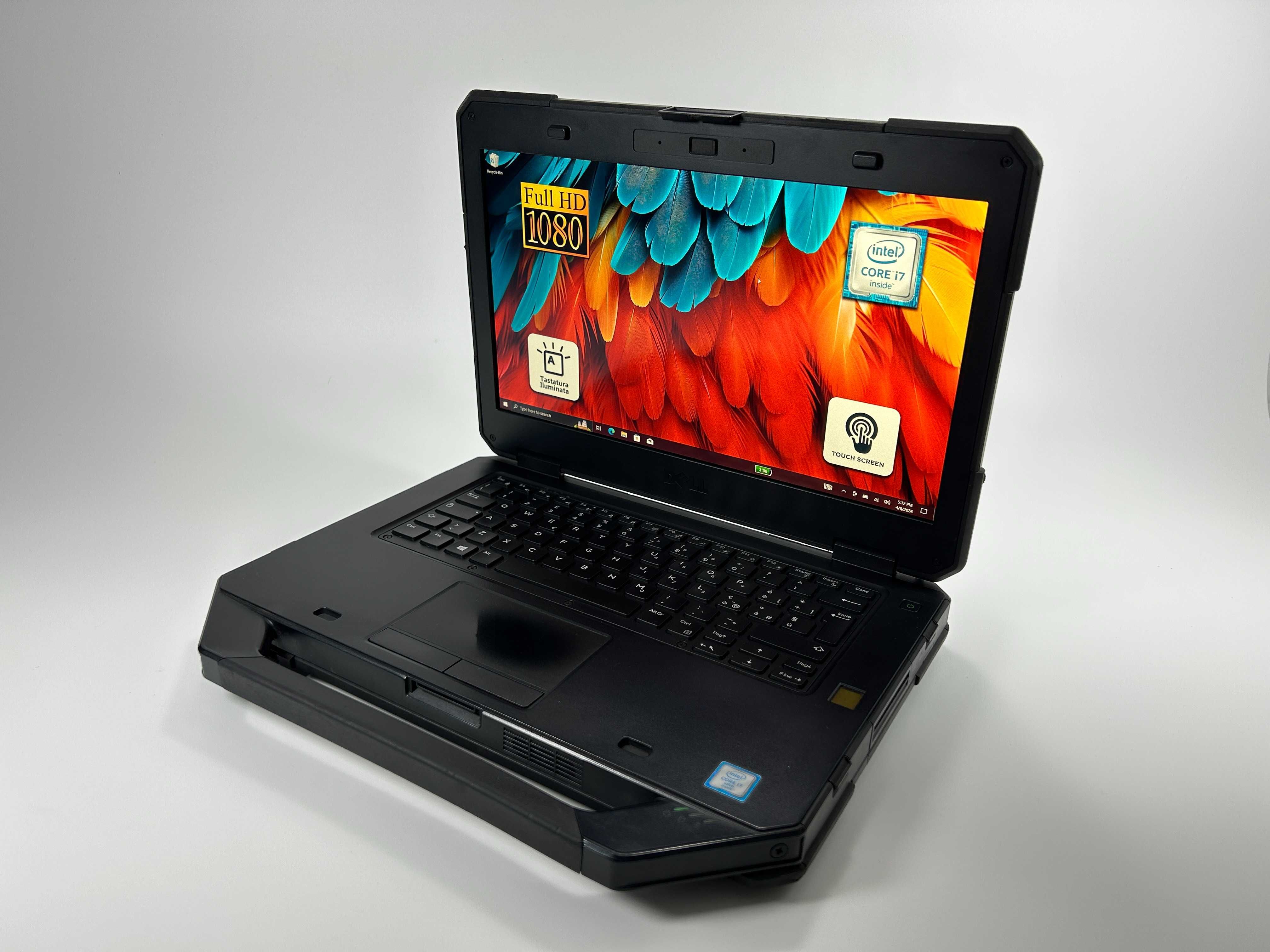 Laptop militar extrem  DELL Rugged i7  Touchscreen  FullHD garantie 1