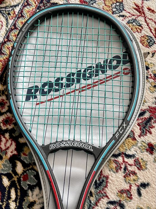 Тенис ракета Rossignol FCF Carbon Glass – Колекционерска, Винтидж