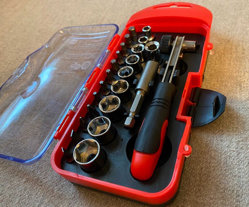 Set chei tubulare cu crichet pentru mecanica fina - noi