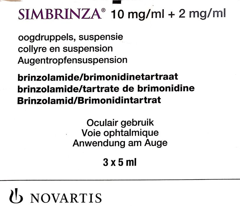 Капли Симбринза Simbrinza