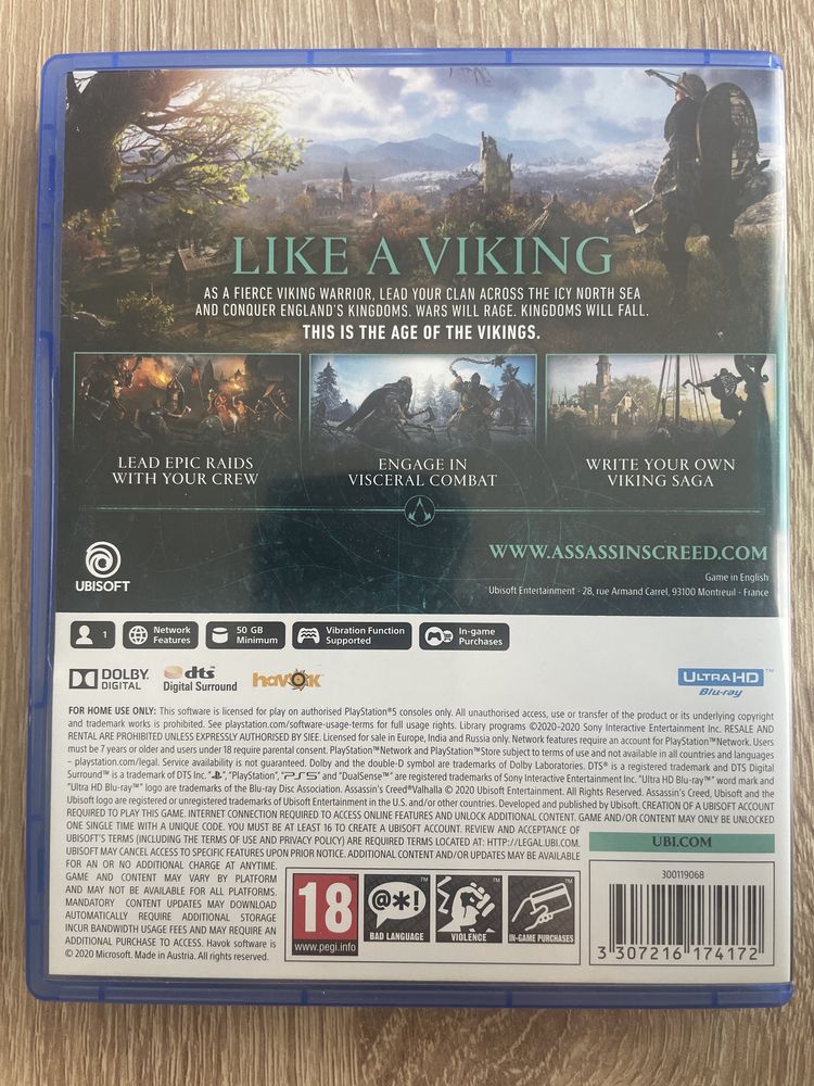 Assassin’s creed Valhalla PS5