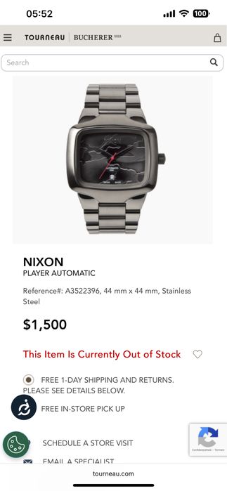 Vand ceas Nixon Player Automatic , variante cu smartwatch huawei , gar